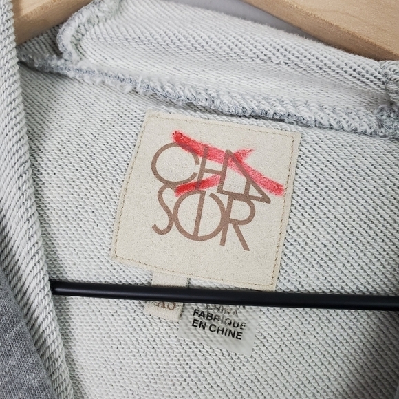 Chaser Gray Pullover Hoodie XS - Picture 4 of 6